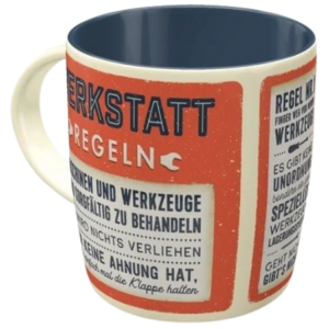 Mug céramique Werkstattregeln