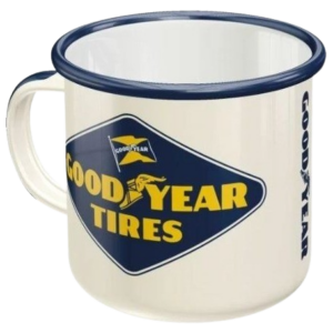 Mug en tôle émaillée Goodyear Logo