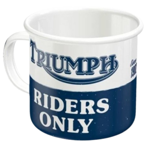 Mug en tôle émaillée Triumph-Riders Only