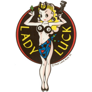 Autocollant LADY LUCK