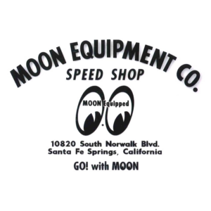 Autocollant MOON EQUIPMENT CO. transparent