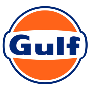 Autocollant GULF  16x16cm