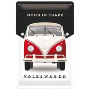 Tôle peinte emboutie 20x30cm VW Good Shape