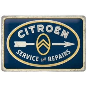 Tôle peinte emboutie 20x30cm Citroen - Service & Repairs