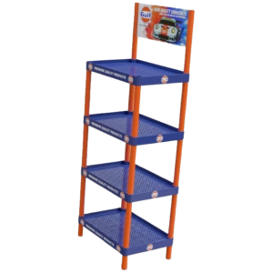 Étagère-présentoir GULF en plastique (180x66x44cm)