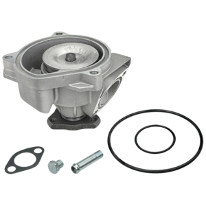 Pompe à eau avec sortie pour échangeur eau huile