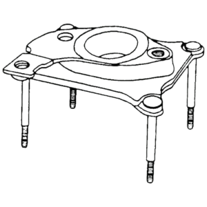 Semelle de carburateur pour moteur S et CH