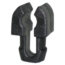 Clip de maintien de tuyau de frein rigide sur chassis