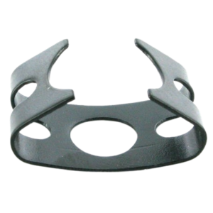 Agrafe de retenue de flexible de frein