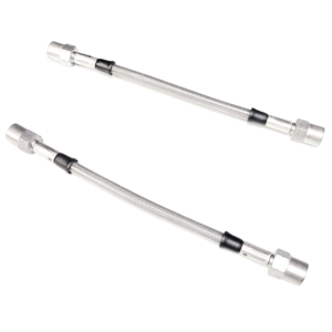 Set de 2 flexibles de freins arrières renforcés GOODRIDGE pour Golf 1 avec tambours ou disques arrière