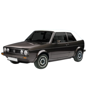 Capote en vinyl noir TMI pour Golf 1 Cabriolet