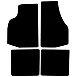 Kit de 4 tapis de sol noir pour Golf 1 cabriolet