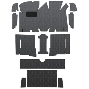 Kit moquette standard noire (10 pièces) pour Golf 1 5 portes