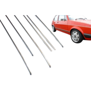 Set de 6 baguettes aluminium sur tour de caisse pour Golf 1  3 portes et Cabriolet