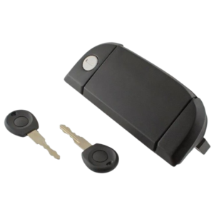 Poignée extérieure de porte battante arrière droite T4 9/1990-6/2003 noir satin