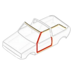 Joint de porte gauche pour Golf 1 Cabriolet  -7/83