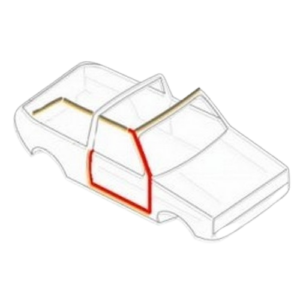 Joint de porte droite pour Golf 1 Cabriolet  -7/83