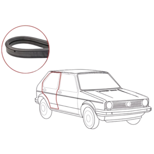 Joint de porte arrière droite pour Golf 1 berline 5 portes