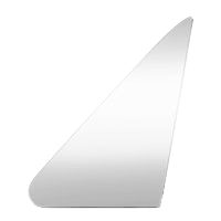 Déflecteur fixe clair de porte avant droite pour Golf 1