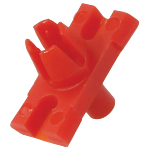 Clip pour fixation de baguette bas de caisse