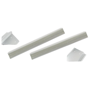 Set de 2 seuils de porte aluminium (avec visserie) KG 66-74