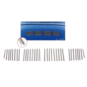 Grilles chromées de capot arrière