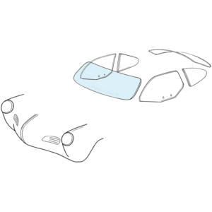 Pare-brise clair  1250x438mm