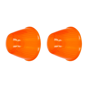 Set de 2 glaces oranges de clignotant avant 59-64