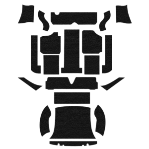 Kit moquette (20 pièces) noire 69-74