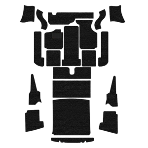 Kit moquette cabriolet 20 pièces noire 56-68
