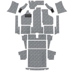 Kit moquette cabriolet 20 pièces grise 56-68