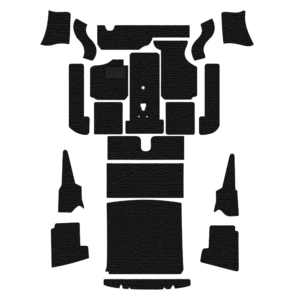 Kit moquette cabriolet 20 pièces noire 69-74