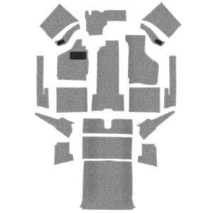 Kit moquette cabriolet 20 pièces grise 69-74