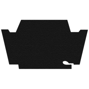 Moquette de coffre avant noire 60-67