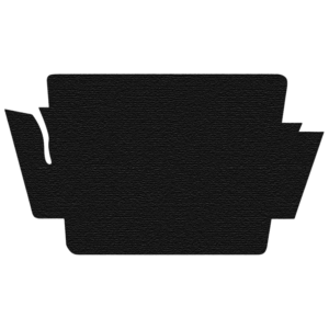 Moquette de coffre avant noire 68-74