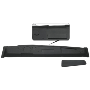 Tableau de bord en plastique noir 68-71