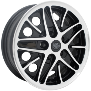 Jante COSMIC 5.5 x 15’’ noire et polie (ET 20)