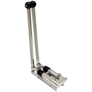 Frein à main poli hydraulique à double commande séparée gauche / droite (raccords en 1/8 NPT)