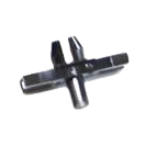 Clip pour baguette de tableau de bord 61-67 (pour baguette repro uniquement)