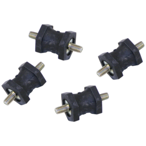 Set de 4 silentblocs de montage de radiateur supplémentaire