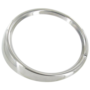 Entourage de phare 1 trou chromé  8/73- HELLA qualité origine