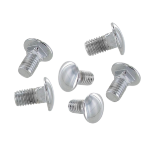 Set de 6 vis de pare-choc 8x15 chromées