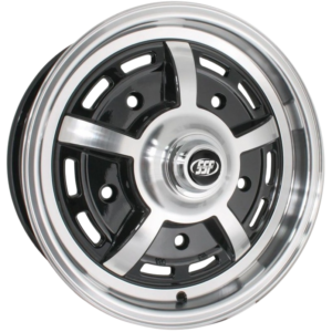 Jante SPRINT STAR noire et polie  5 x 15"  5 x 205  (ET 20)  SSP