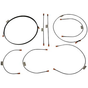 Kit tuyaux rigides de frein 8/67-7/69