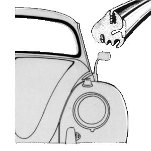 Joint de pare-brise 1303 (moulure plastique)