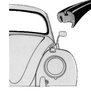 Joint de pare-brise cal look 1303