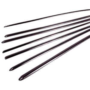 Set de 7 baguettes aluminium noires  1302/1303