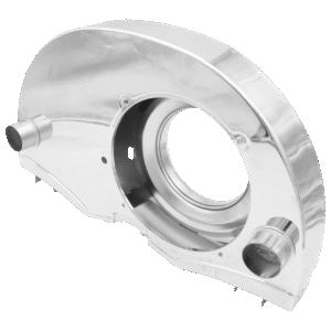 Turbine moteur chromée EMPI "Super Shroud" avec chauffage, sans radiateur