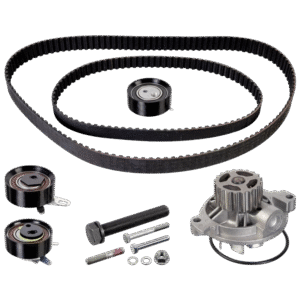 kit distribution pour T4 2,5 TDI 88cv (AJT, AYY) + 102cv (AXL) + 151cv (AHY, KXG) (avec pompe à eau)