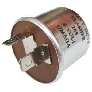 Relais de clignotant 6 Volts (2 broches) pour véhicules non équipé de bouton de warning